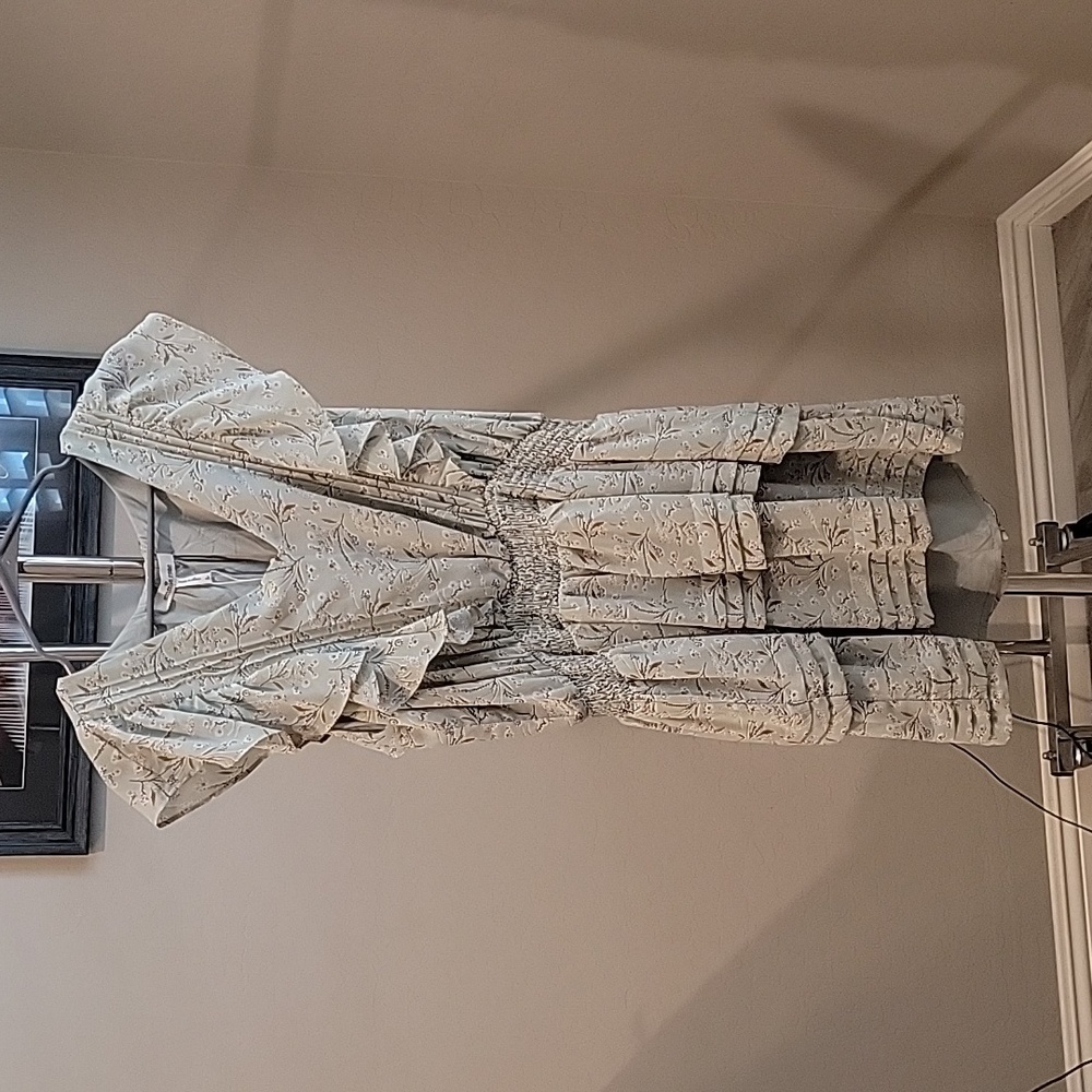 NWT Emmie Rose Sage Floral Dress